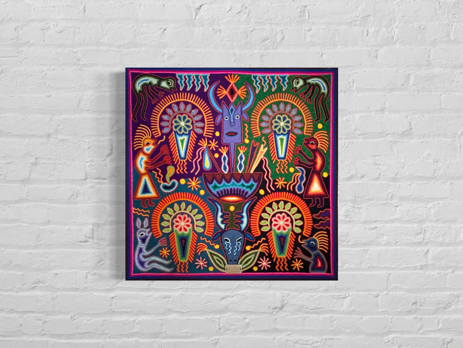 Picture or PAINTING YARN 60 X 60 CMS cms