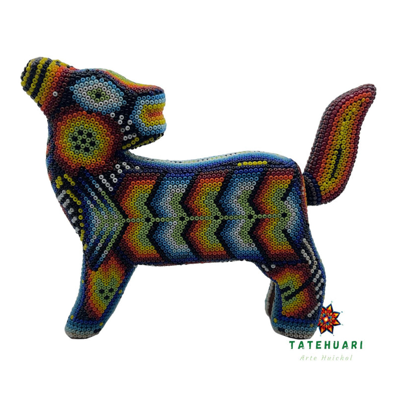 Chien - Art Huichol