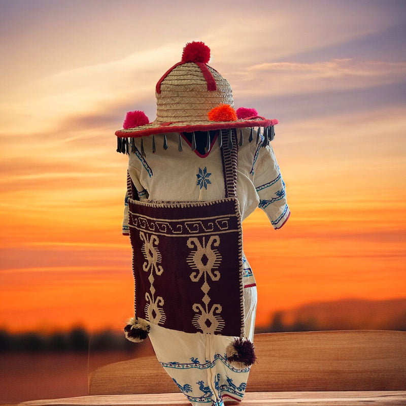 Sac à dos brodé au point de croix MORRHUIMED05 