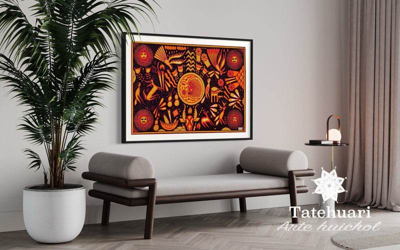 Picture or Table of Yarn 80 x 120 cms