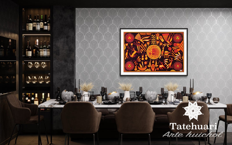 Picture or Table of Yarn 80 x 120 cms