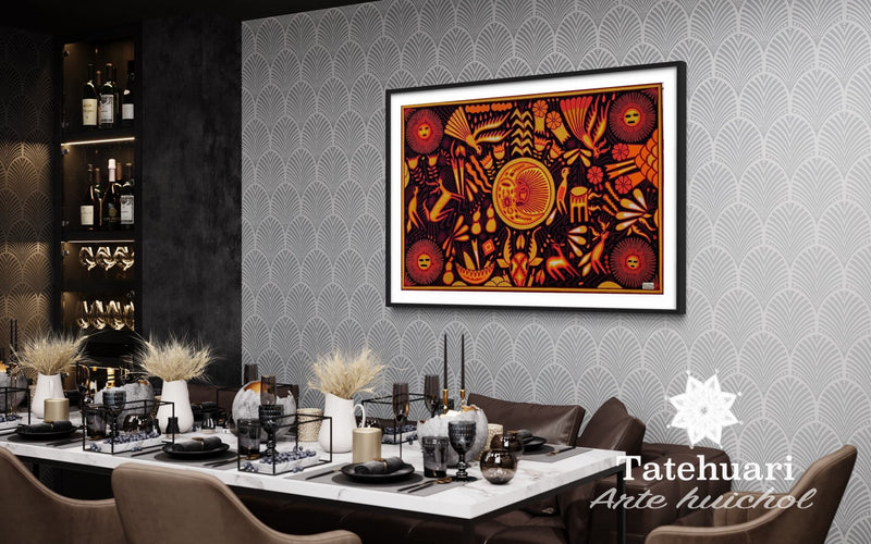Picture or Table of Yarn 80 x 120 cms