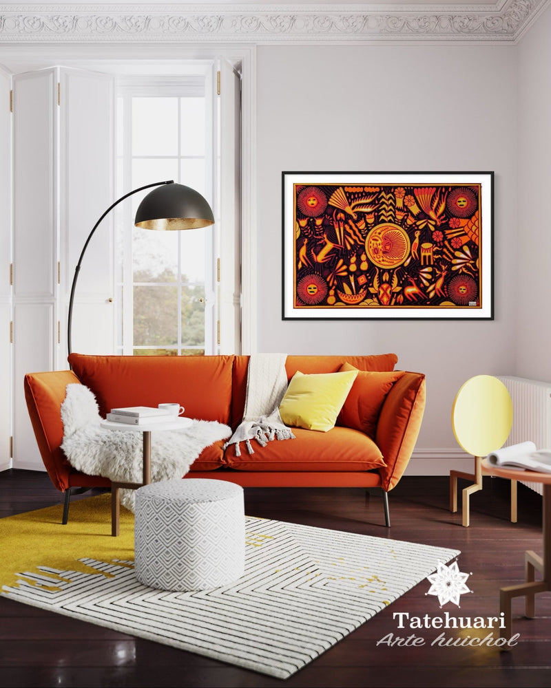 Picture or Table of Yarn 80 x 120 cms
