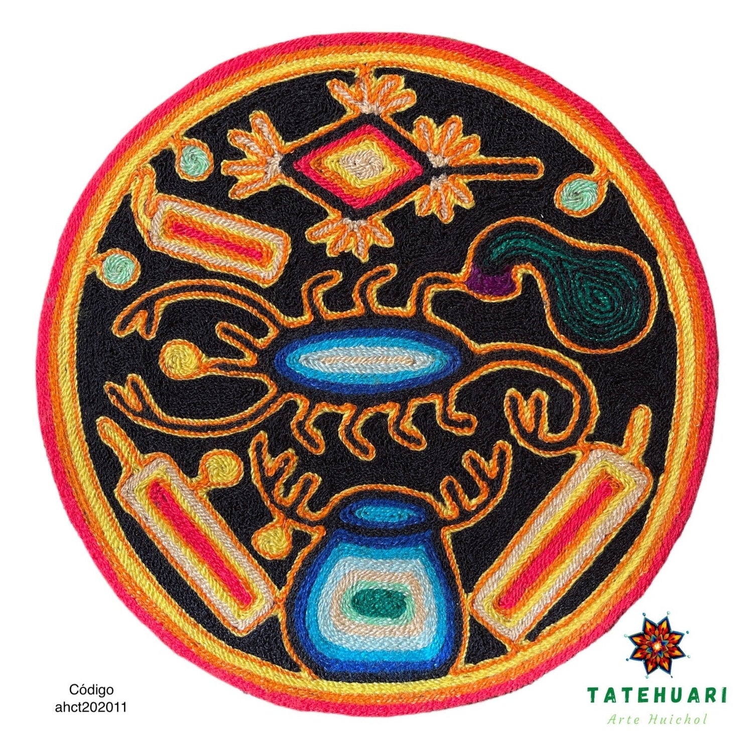 Tableau rond 20 cm CUADEST13