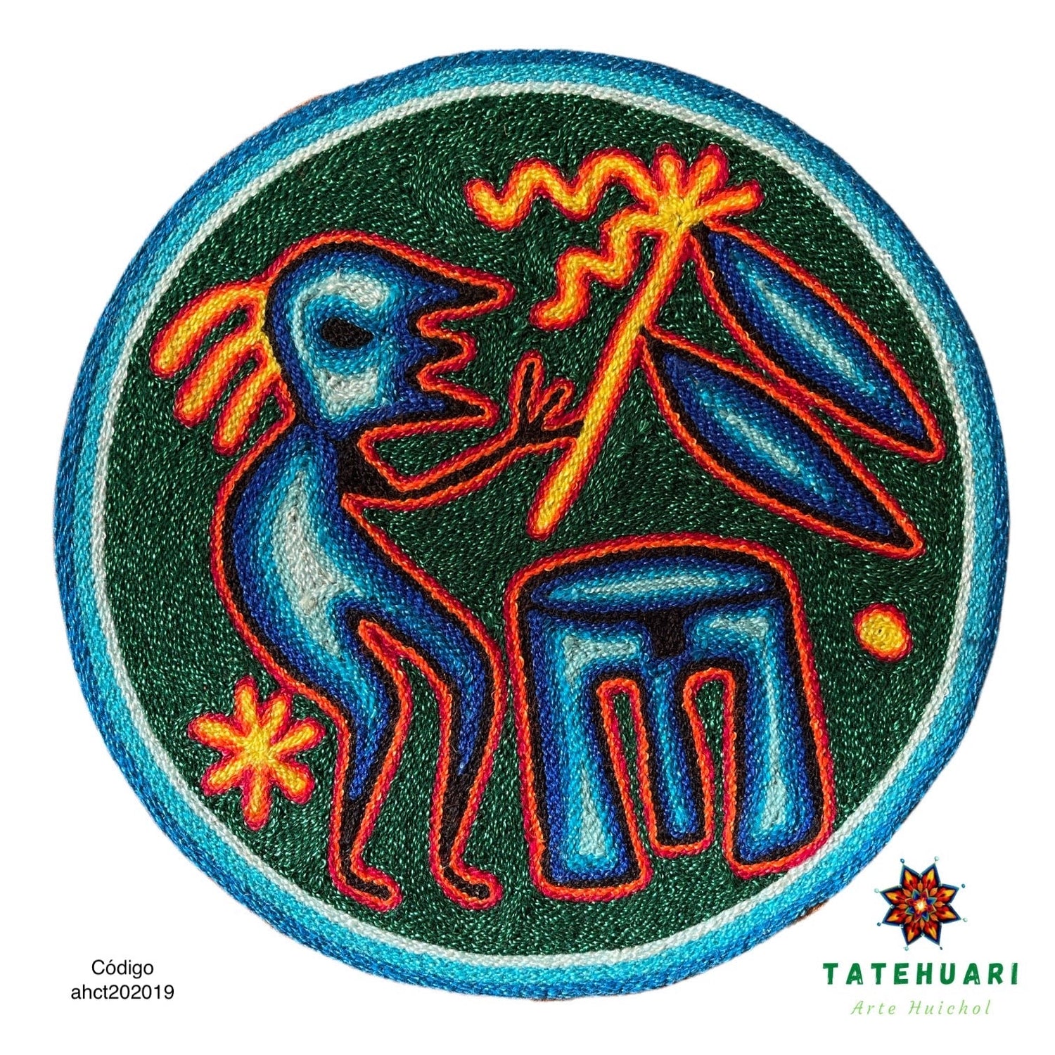 Tableau rond 20 cm CUADEST09