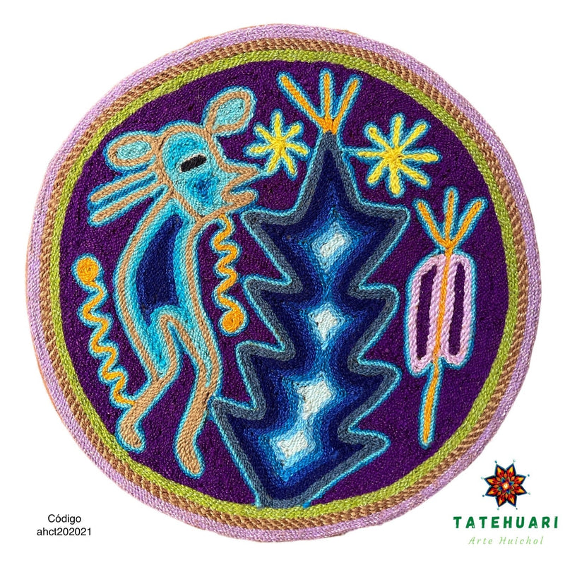 Tableau rond 20 cm CUADEST07