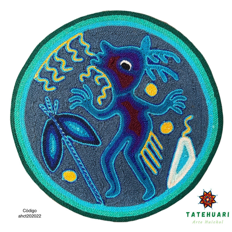 Tableau rond 20 cm CUADEST06