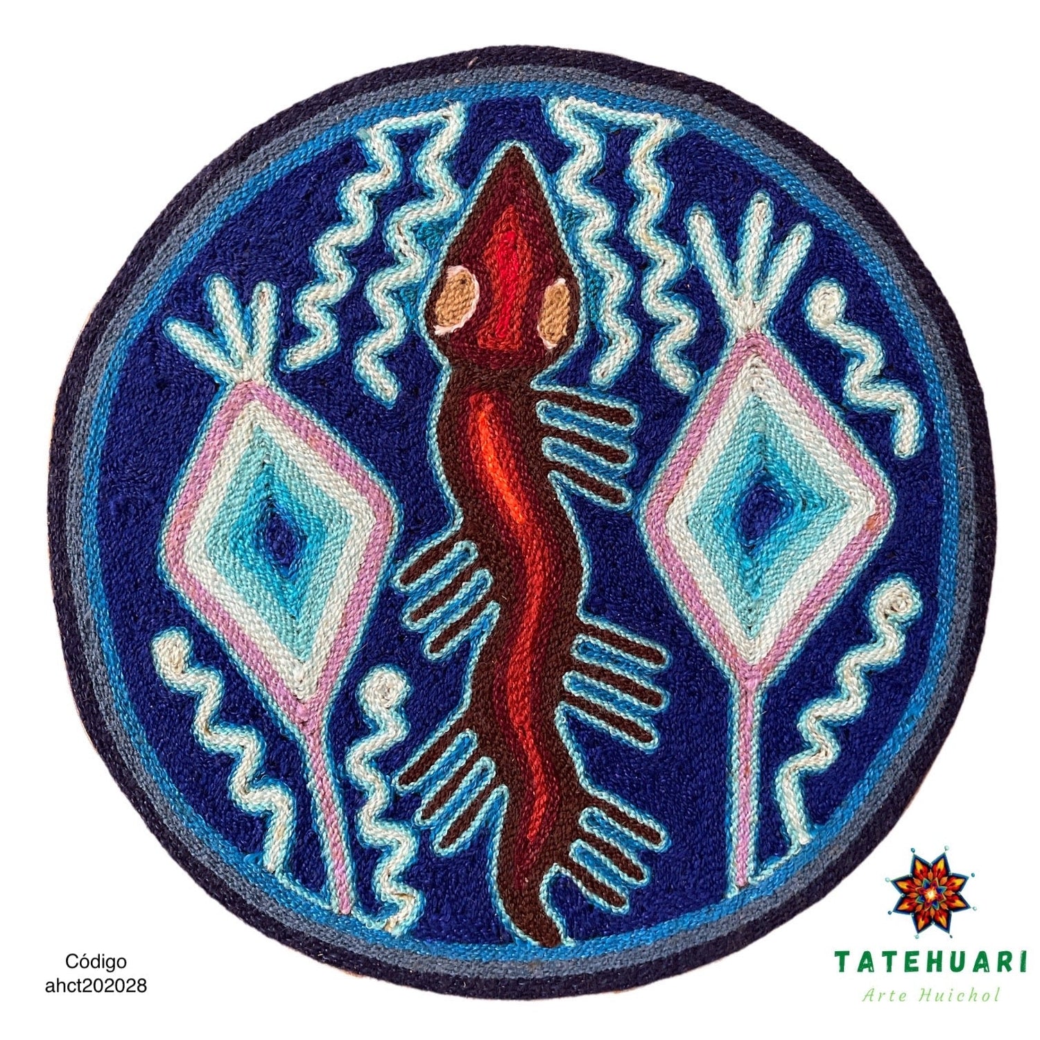 Tableau rond 20 cm CUADEST02