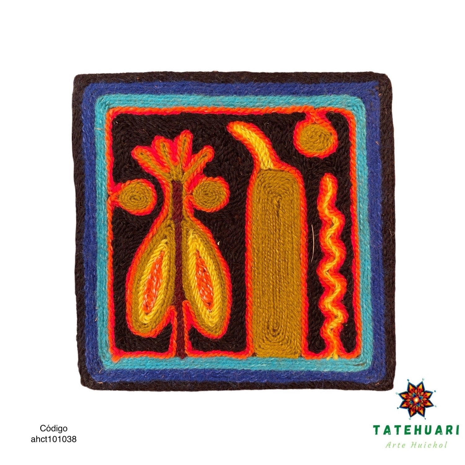 Image ou tableau de fils 10 X 10 cm