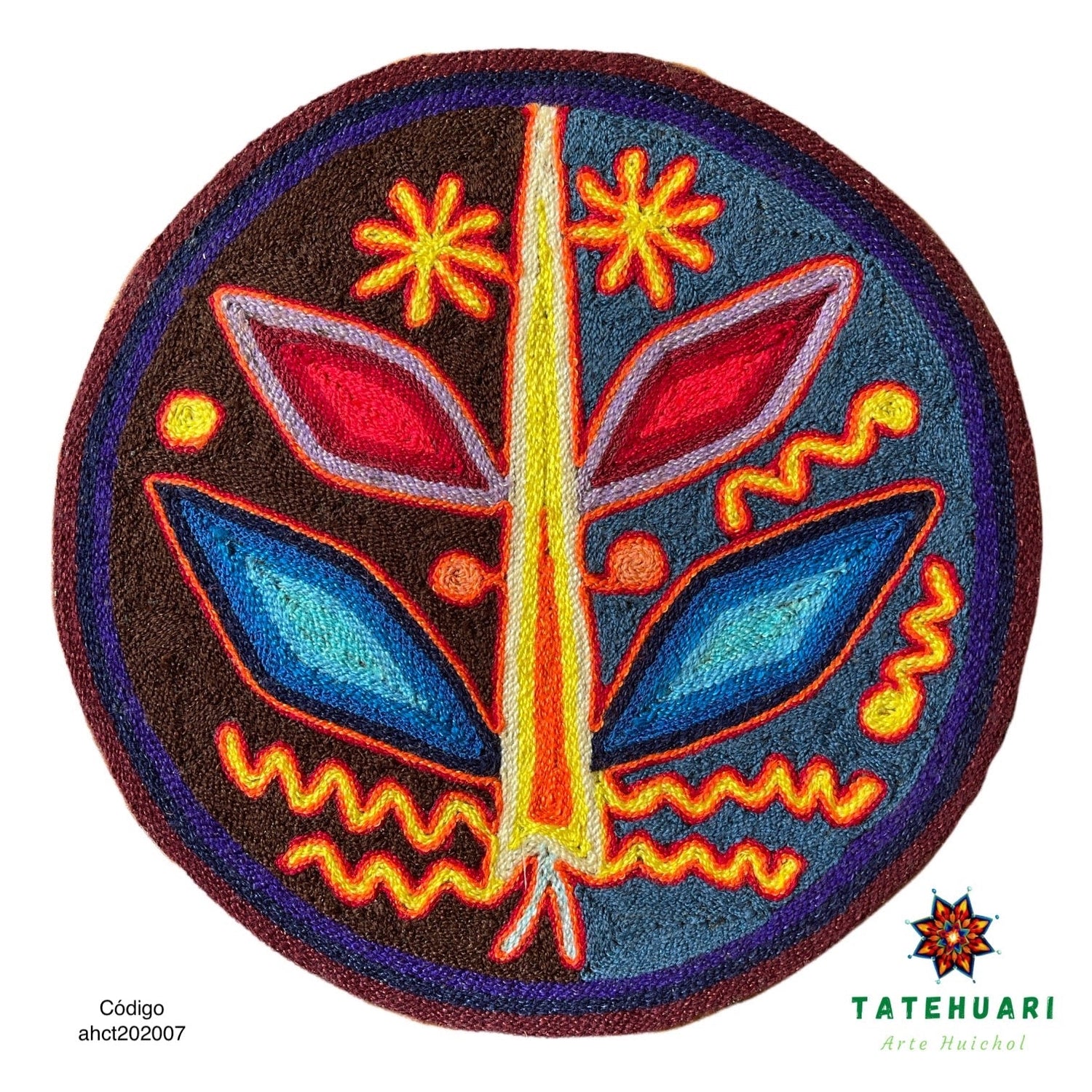 Tableau rond 20 cm CUADEST17
