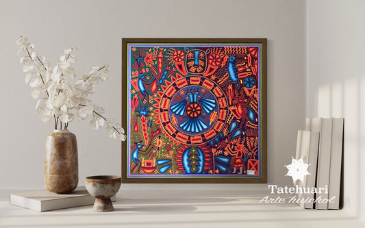 Cuadro o Tabla de Estambre 80 X 80 cms