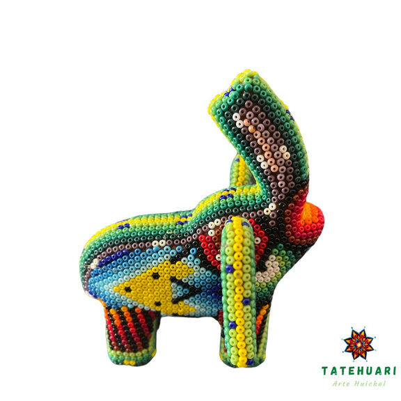 Elefante - Arte Huichol - TATEHUARI, arte huichol