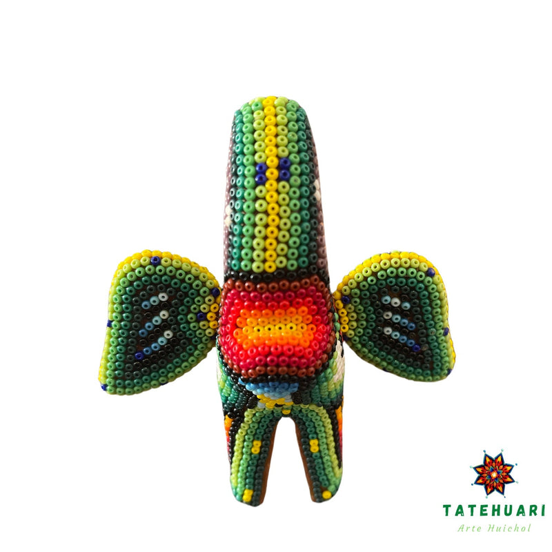 Elefante - Arte Huichol - TATEHUARI, arte huichol