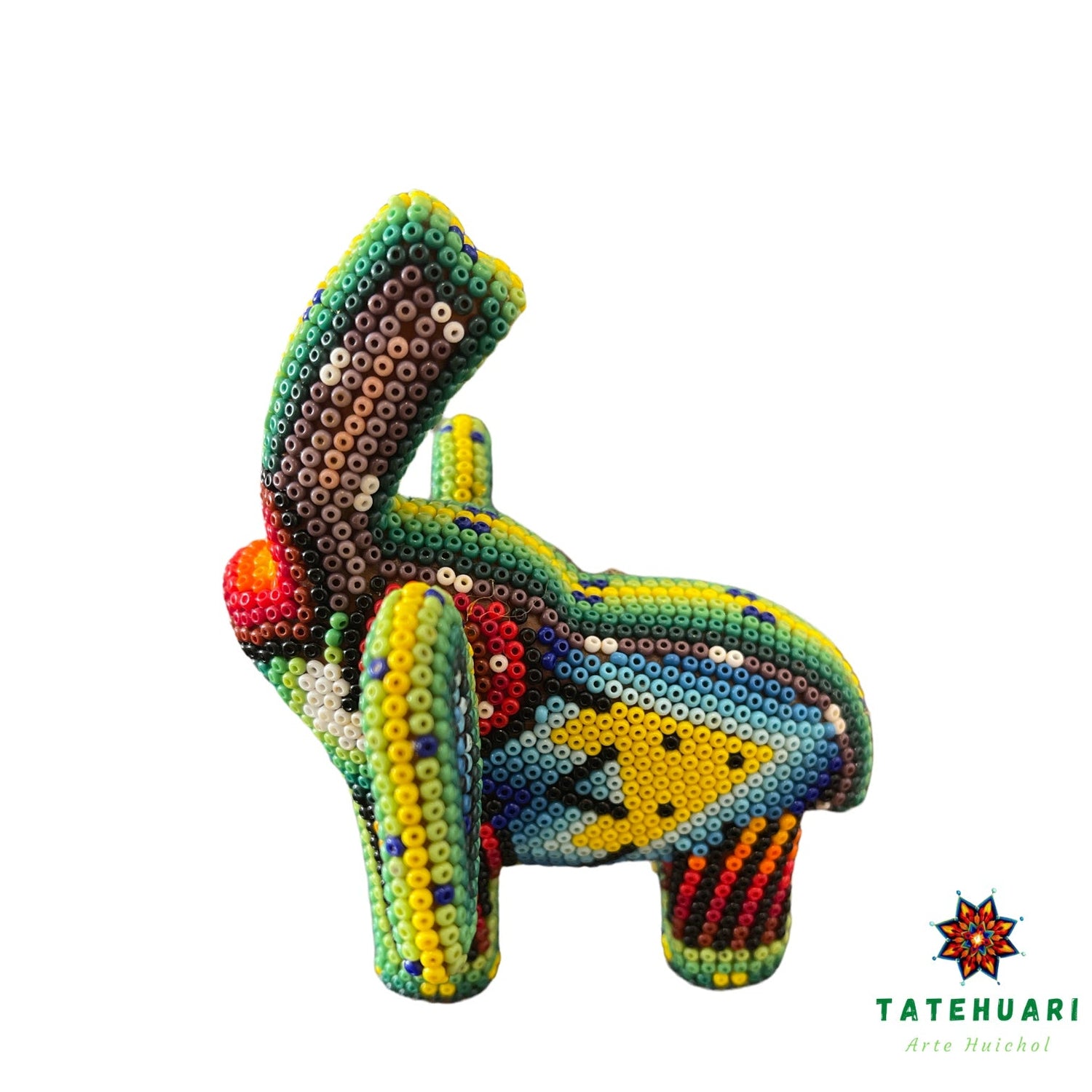 Elefante - Arte Huichol - TATEHUARI, arte huichol